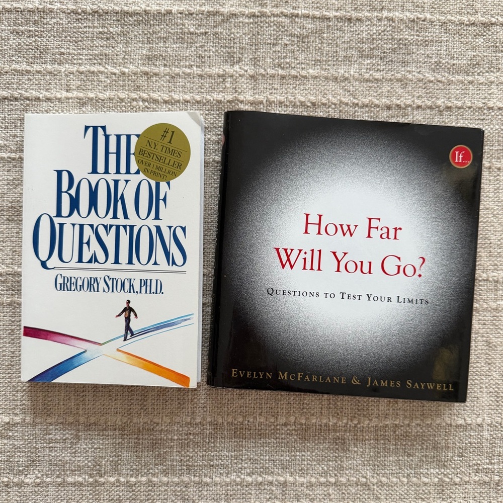 The Book of Questions and How Far Will You Go? Books